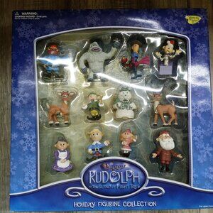 Rudolph Red Nosed Reindeer Island of Misfits Memory Lane Figurine Set